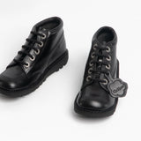Kickers KICK HI Kids Leather Boots Black