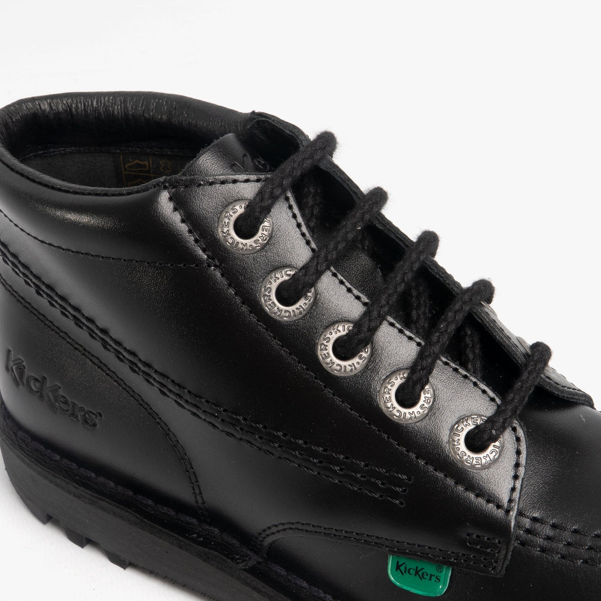 Kickers KICK HI Kids Leather Boots Black