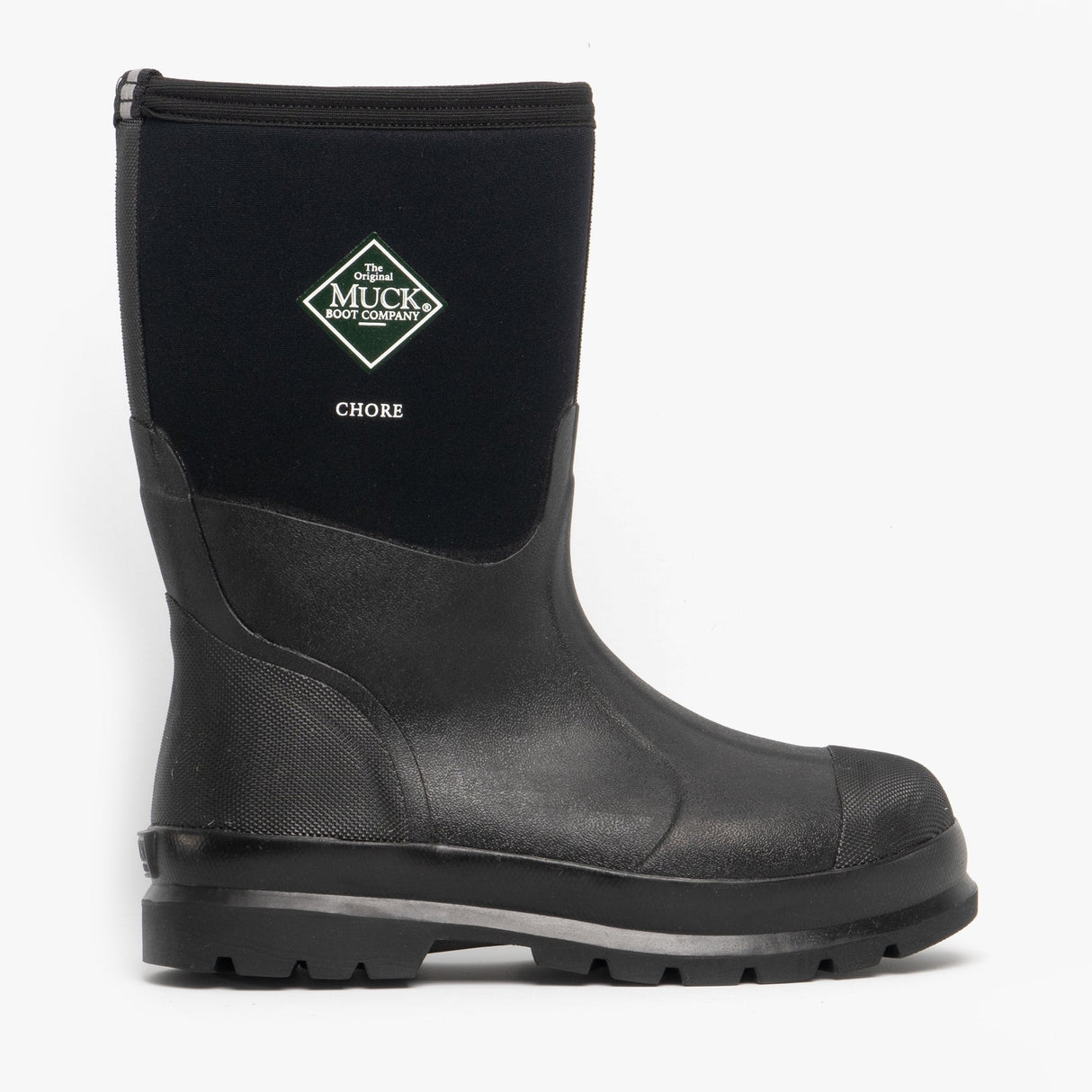 Muck Boots CHORE MID Unisex Rubber Wellington Boots Black