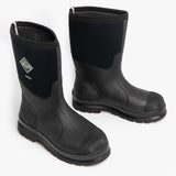 Muck Boots CHORE MID Unisex Rubber Wellington Boots Black
