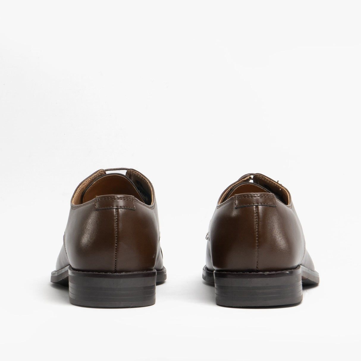 Mister Carlo MASON Mens Toe Cap Derby Shoes Brown