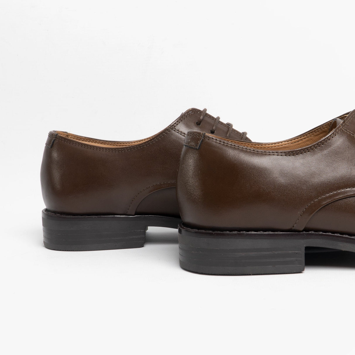 Mister Carlo MASON Mens Toe Cap Derby Shoes Brown