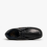 Base London EVENT Mens Leather Moccasin Shoes Black