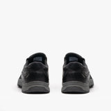 Hush Puppies JASPER Mens Leather Slip On Shoes Black