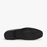 Hush Puppies BILLY Mens Leather Slip On Shoes Black