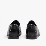Hush Puppies BILLY Mens Leather Slip On Shoes Black