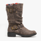 Rocket Dog TRUMBLE Womens Biker Boots Brown