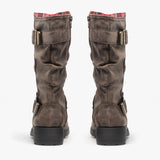 Rocket Dog TRUMBLE Womens Biker Boots Brown