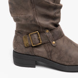 Rocket Dog TRUMBLE Womens Biker Boots Brown