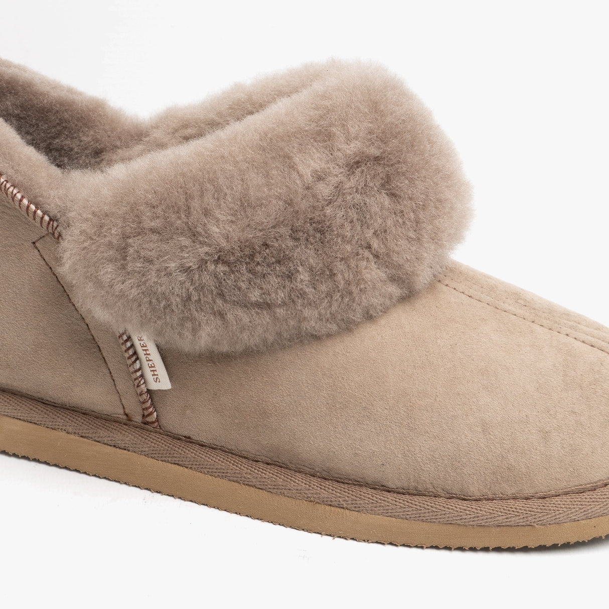 Shepherd KARIN Womens Sheepskin Slipper Boots Stone