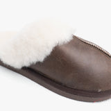 Shepherd JESSICA Womens Sheepskin Mules Oiled Antique
