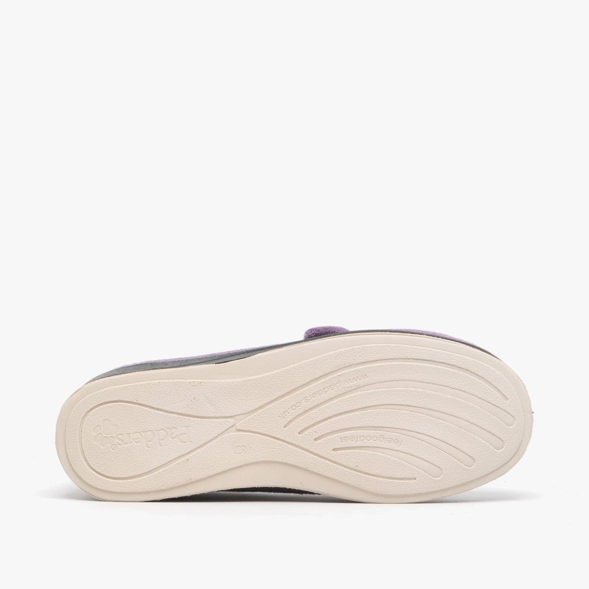 Padders CAMILLA Womens (2E Fit) Touch Fasten Slippers Lavender