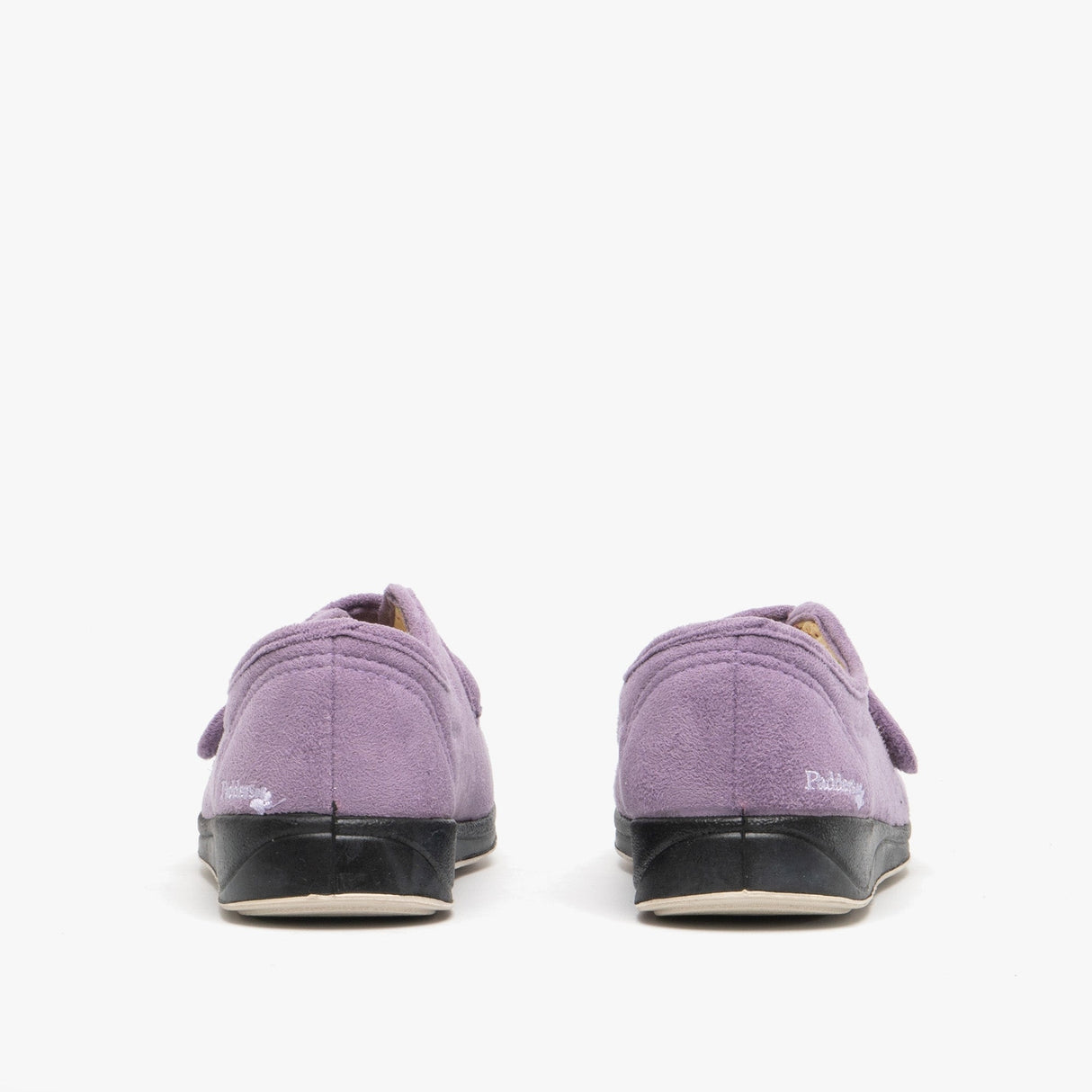 Padders CAMILLA Womens (2E Fit) Touch Fasten Slippers Lavender