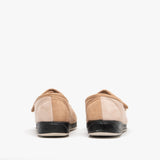 Padders LYDIA Womens (2E Fit) Touch Fasten Slippers Taupe