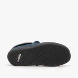 Padders MELLOW Womens (2E Fit) Full Slippers Denim Blue