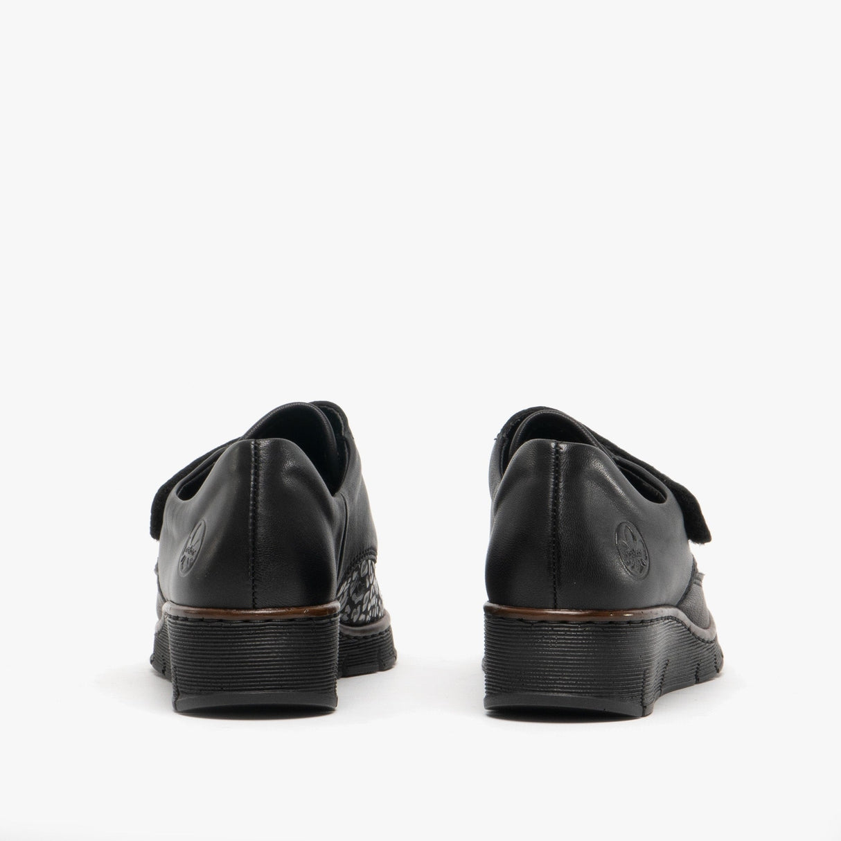 Rieker 537C0-00 Womens Shoes Black