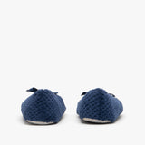 Totes Isotoner POPCORN BALLET Womens Ballerina Slippers Navy