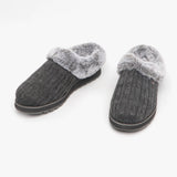 Skechers 31204/CCL KEEPSAKES ICE ANGEL Womens Mule Slippers Charcoal