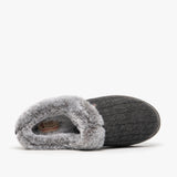 Skechers 31204/CCL KEEPSAKES ICE ANGEL Womens Mule Slippers Charcoal