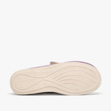Padders HUG Womens (2E Fit) Touch Fasten Slippers Purple/Lavender