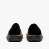 Josef Seibel MAX Mens Leather Mule Clogs Black