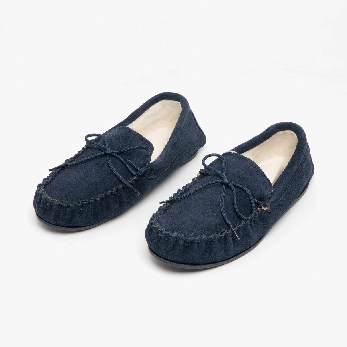 Mokkers OLIVER Mens Moccasin Slippers Navy