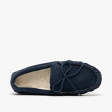 Mokkers OLIVER Mens Moccasin Slippers Navy