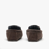 Mokkers BRUCE Mens Moccasin Slippers Dark Brown