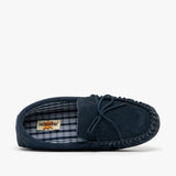 Mokkers BRUCE Mens Moccasin Slippers Navy