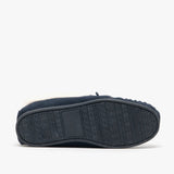 Mokkers EMILY Womens Moccasin Slippers Navy