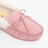 Mokkers EMILY Womens Moccasin Slippers Pink