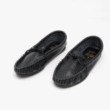 Mokkers GORDON Mens Leather Moccasins Black