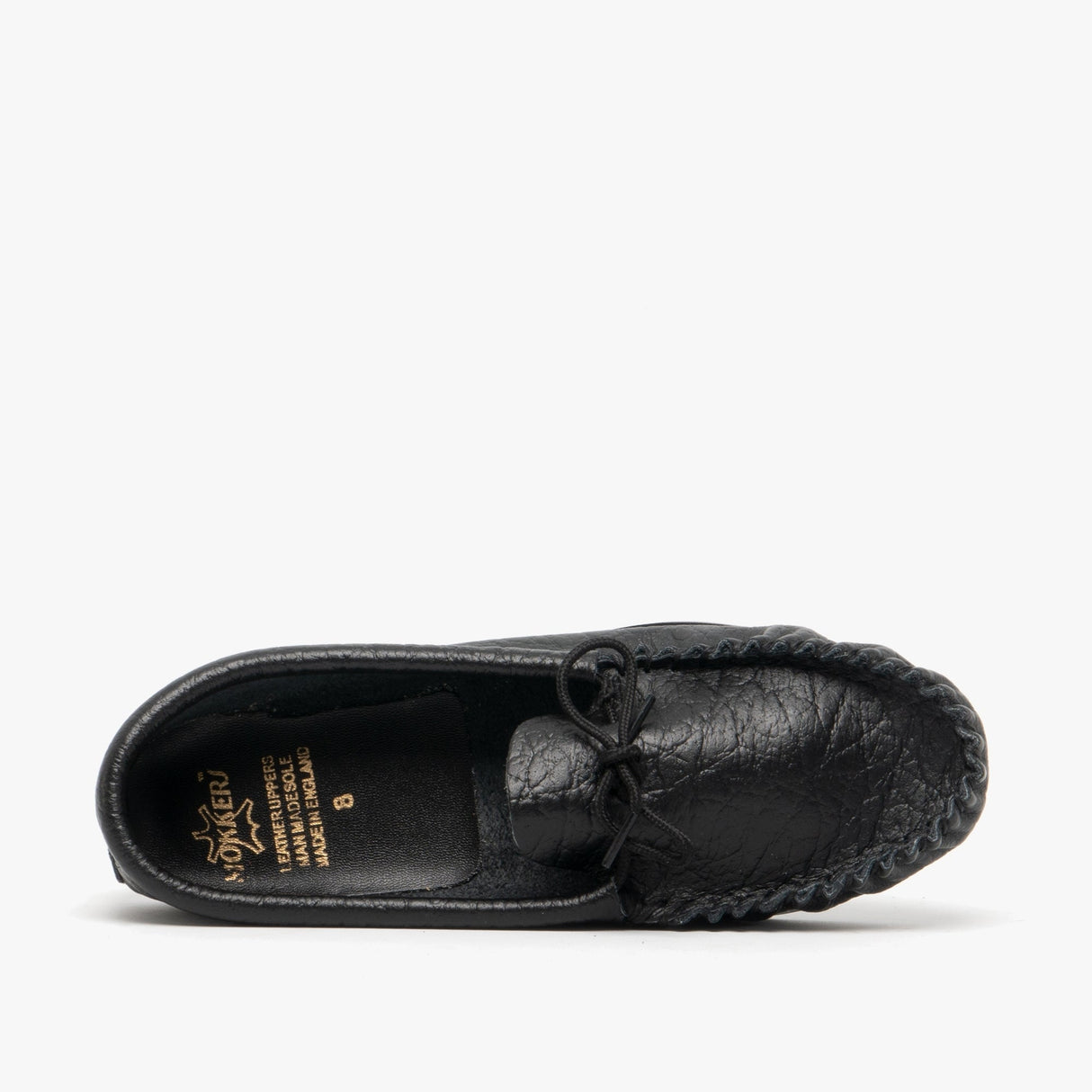 Mokkers GORDON Mens Leather Moccasins Black
