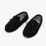 Mokkers BRUCE Mens Moccasin Slippers Black