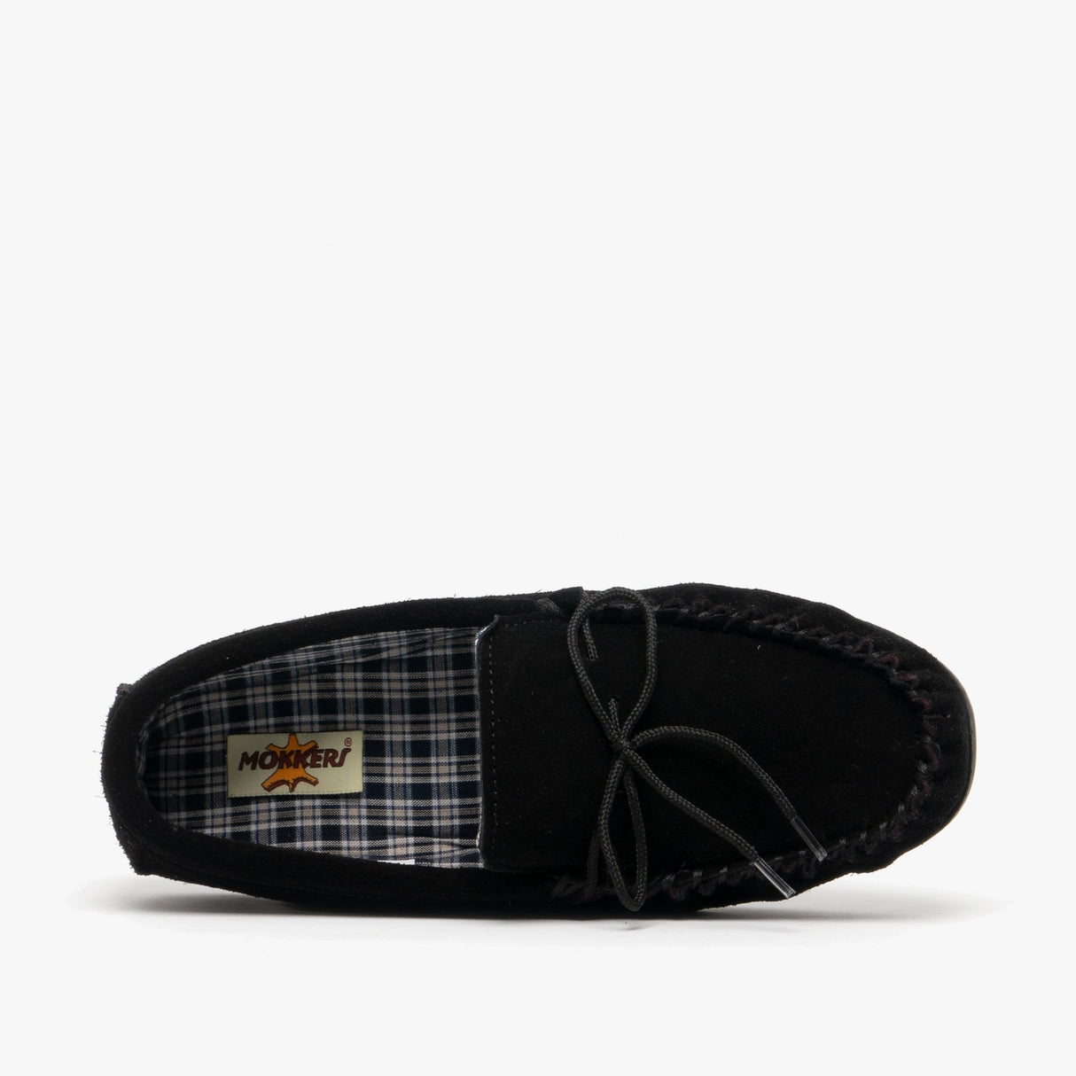 Mokkers BRUCE Mens Moccasin Slippers Black