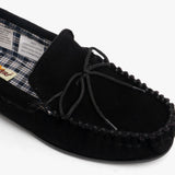 Mokkers BRUCE Mens Moccasin Slippers Black