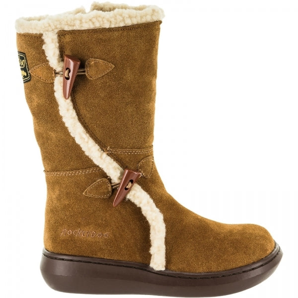 Rocket Dog SLOPE SUEDE Womens Suede Winter Boots Chestnut