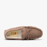 Mokkers OLIVER Mens Moccasin Slippers Dark Camel
