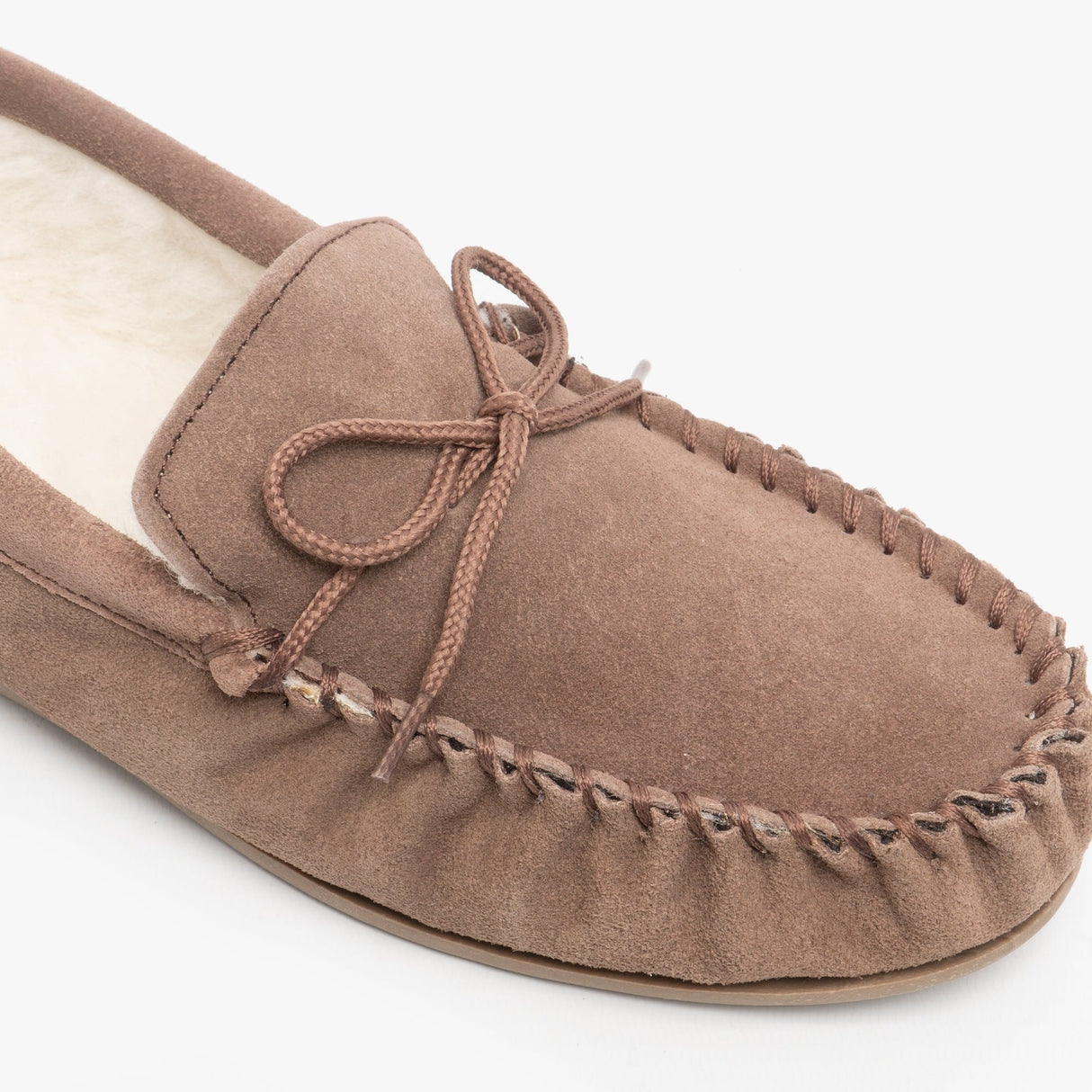 Mokkers OLIVER Mens Moccasin Slippers Dark Camel