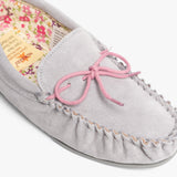 Mokkers LILY Womens Moccasin Slippers Grey