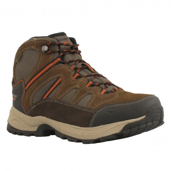 BANDERA Mens Hiking Boots Chocolate/Brown/Orange