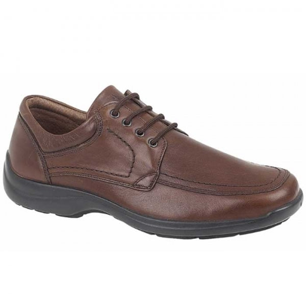 IMAC MILLER Mens Leather Apron Shoes Brown