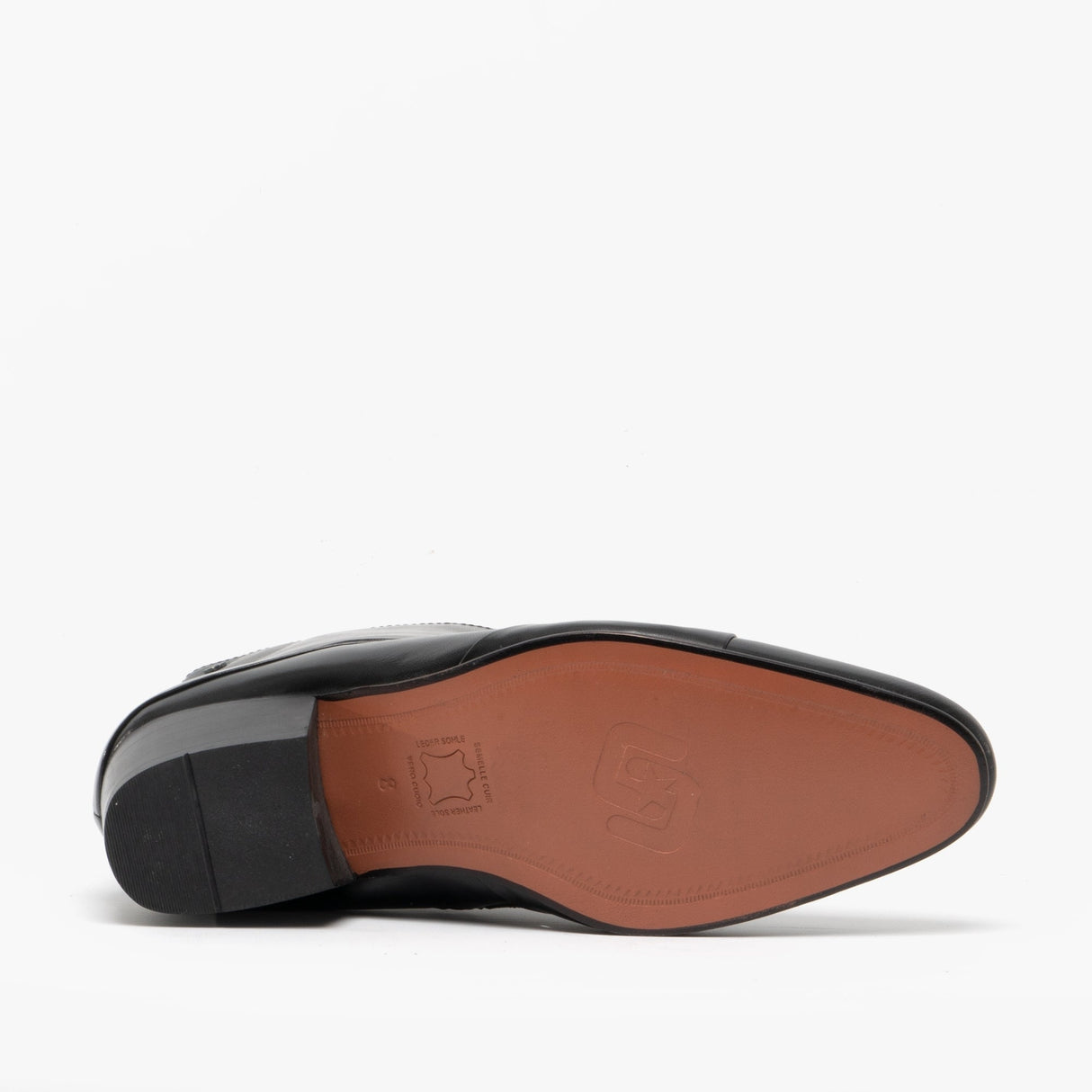 Club Cubano ANGELO ENRIQUE Mens Leather Cuban Heel Boots Black