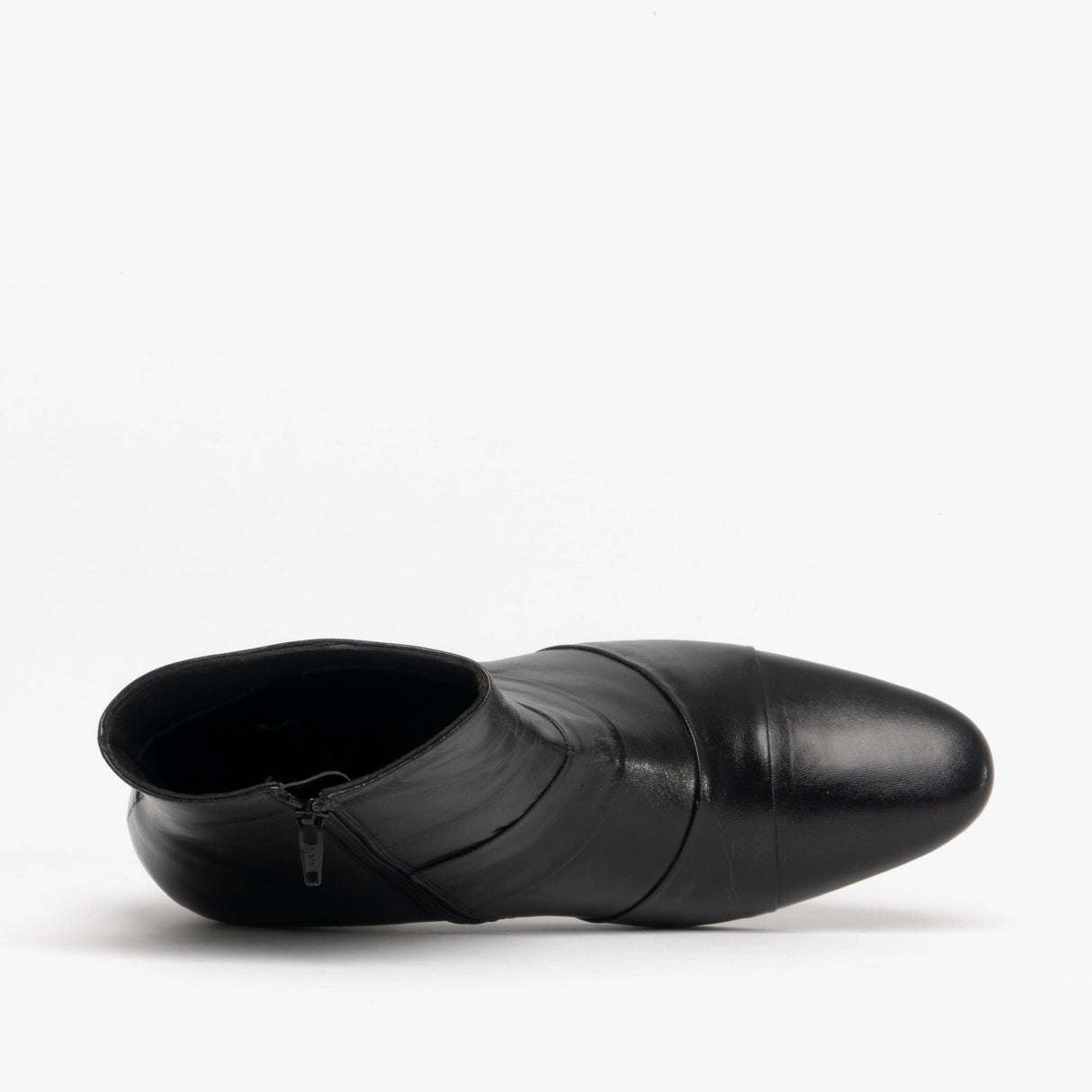 Club Cubano ANGELO ENRIQUE Mens Leather Cuban Heel Boots Black