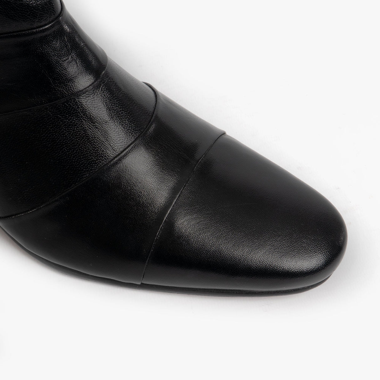 Club Cubano ANGELO ENRIQUE Mens Leather Cuban Heel Boots Black