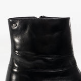 Club Cubano ANGELO ENRIQUE Mens Leather Cuban Heel Boots Black