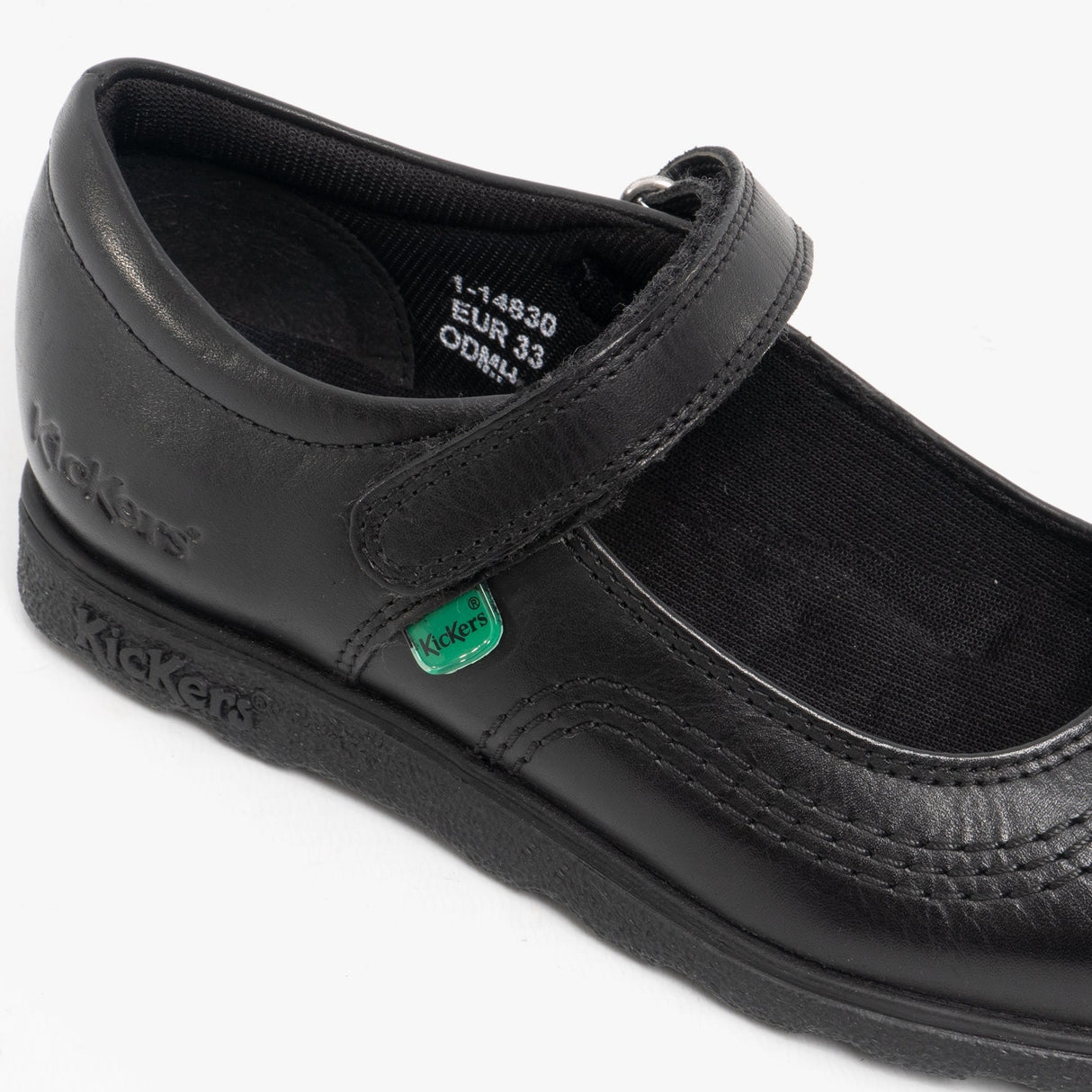 Kickers 114850 FRAGMA POP School Shoes Black