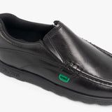 Kickers 114239 FRAGMA SLIP Boys School Shoes Black