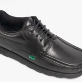 Kickers 114237 FRAGMA LACE 4 EYE Boys School Shoes Black