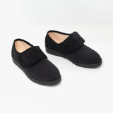 Comfylux STELLA Womens Full Slippers Black